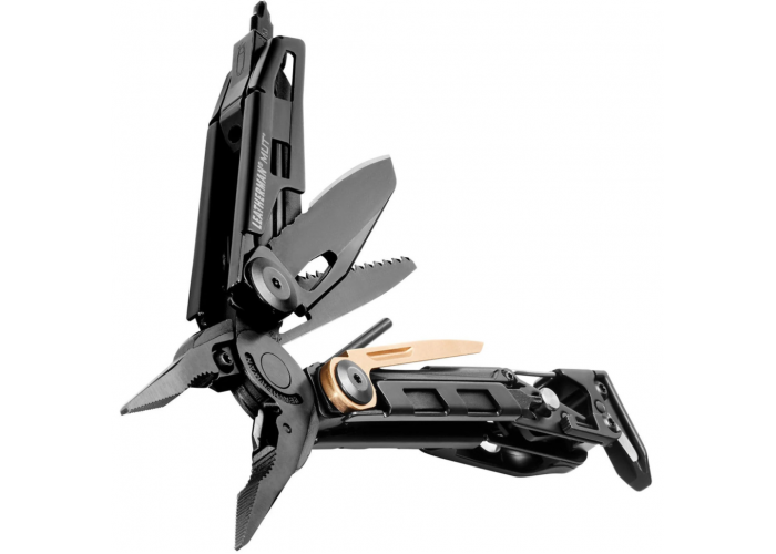 Мультиінструмент Leatherman Mut Black, чохол Molle (олива), картонна коробка