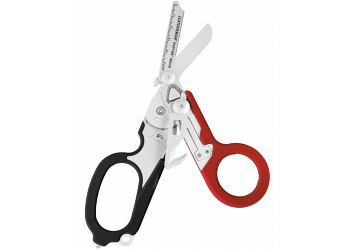 Ножиці Leatherman Raptor Rescue, чорно-червоні, utility чохол