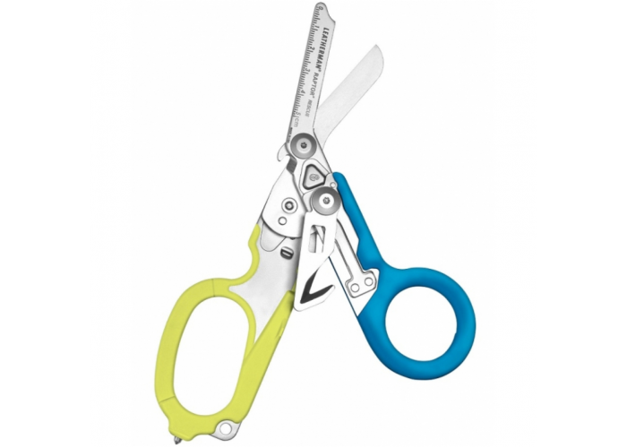 Ножиці Leatherman Raptor Rescue, жовто-блакитні, utility чохол