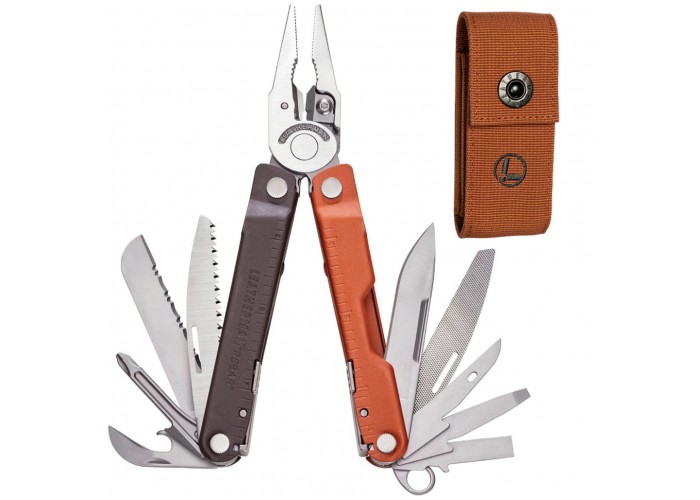 Мультиінструмент Leatherman Rebar Burnt Sienna, нейлоновий чохол