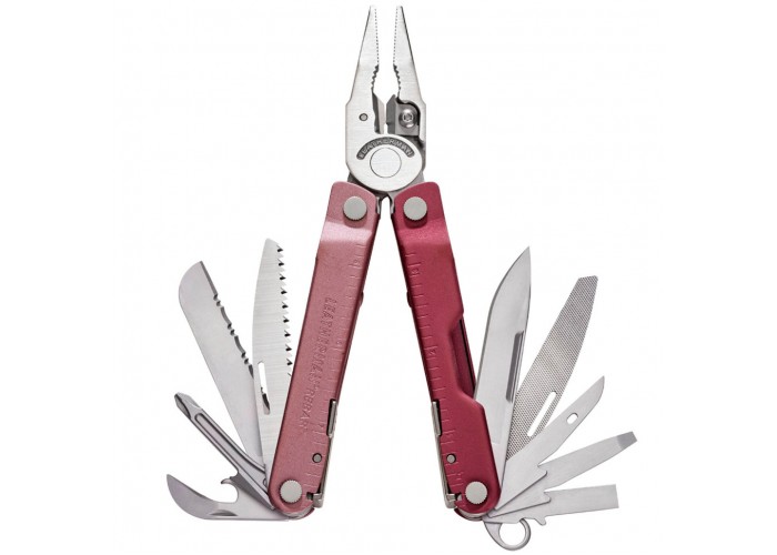 Мультиінструмент Leatherman Rebar Heathered Cranberry, нейлоновий чохол