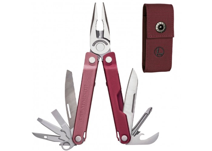 Мультиінструмент Leatherman Bond Heathered Cranberry, нейлоновий чохол
