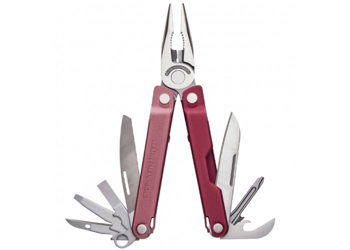 Мультиінструмент Leatherman Bond Heathered Cranberry, нейлоновий чохол