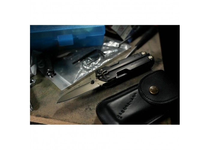 Мультиінструмент Leatherman ARC Obsidian Limited, шкіряний чохол, біти