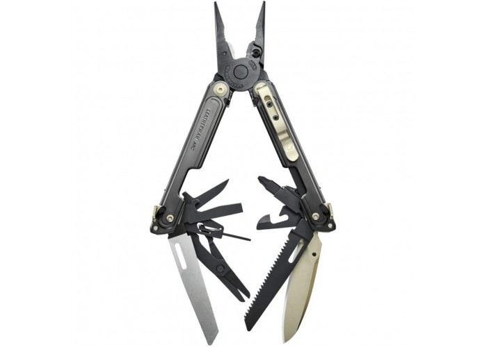 Мультиінструмент Leatherman ARC Obsidian Limited, шкіряний чохол, біти