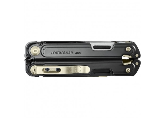 Мультиінструмент Leatherman ARC Obsidian Limited, шкіряний чохол, біти