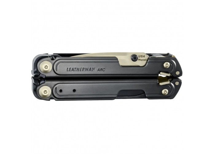 Мультиінструмент Leatherman ARC Obsidian Limited, шкіряний чохол, біти