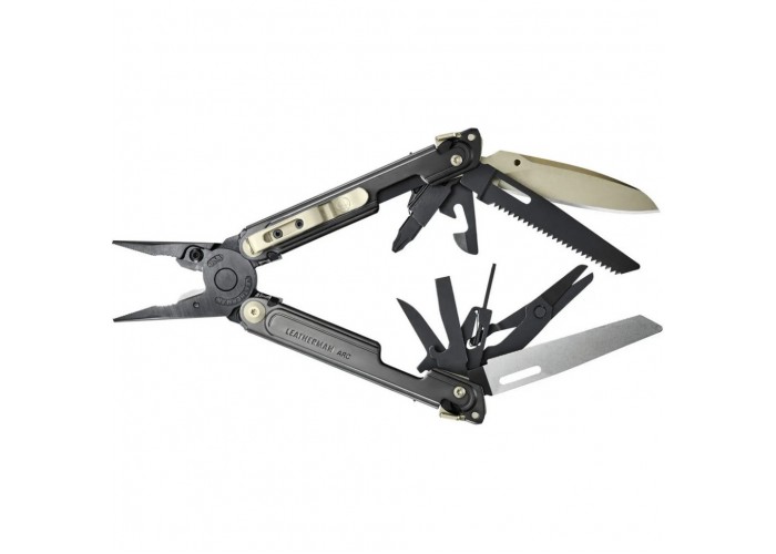 Мультиінструмент Leatherman ARC Obsidian Limited, шкіряний чохол, біти
