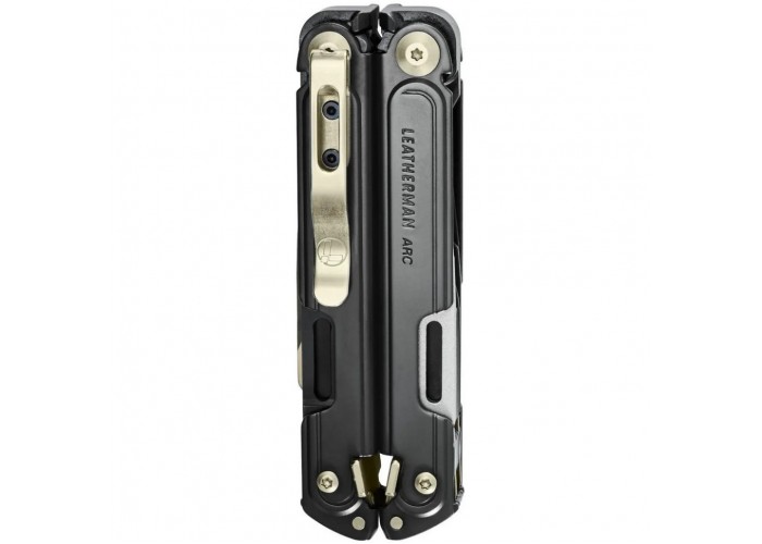 Мультиінструмент Leatherman ARC Obsidian Limited, шкіряний чохол, біти