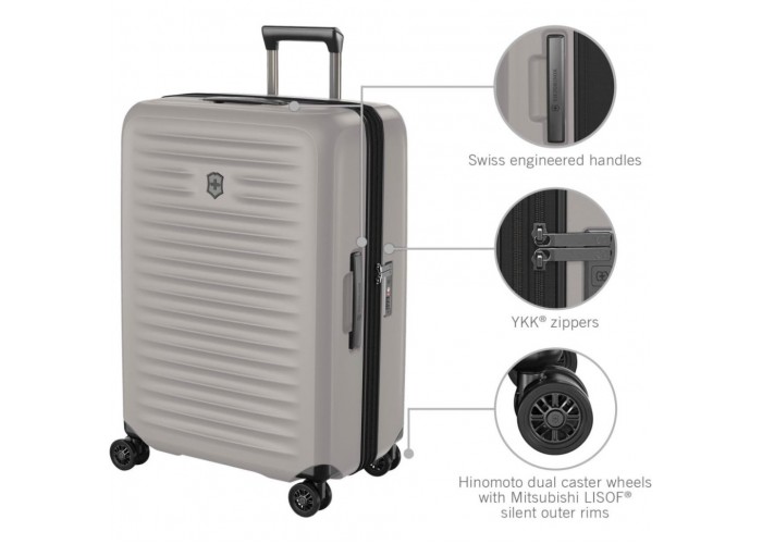 Валіза Victorinox AIROX Advanced Stone White Велика