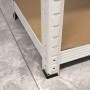 Стелаж металевий 180x90x40 Siker P9040 білий