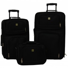 Набір валіз Bonro Best 2 шт і сумка чорний