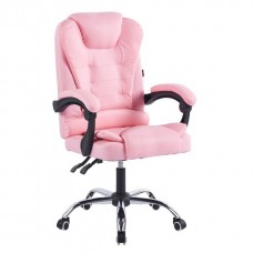 Крісло офісне на колесах Bonro BN-6070 рожеве