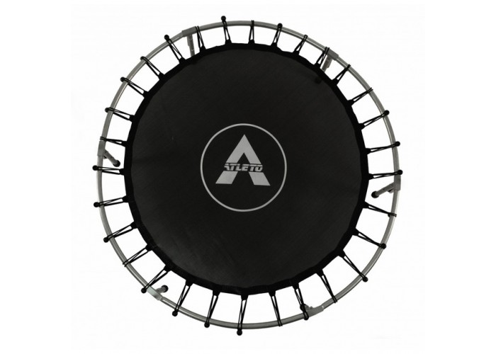 Батут Atleto 140 см с захисною сіткою, червоний