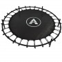 Батут Atleto 140 см с захисною сіткою, червоний