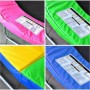 Батут Atleto 252 см з сіткою multikolor + подарунок м'ячик