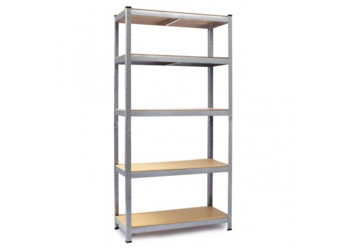 Стелаж металевий 2 секції 10 полиць Siker 180x90x40