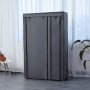 Шафа з тканини для взуття Bonro B3 сірого кольору