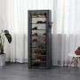 Шафа з тканини для взуття Bonro B10 сірого кольору