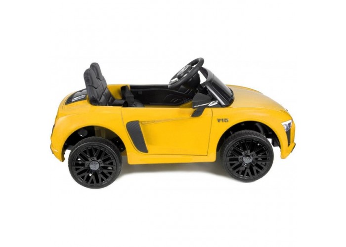 Дитячий електромобіль AUDI HL-1818 жовтий (колеса EVA) (ліцензійний)