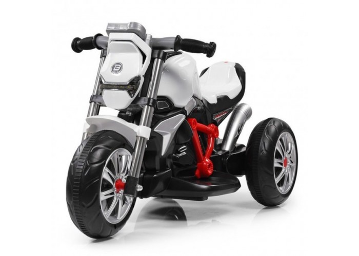 Дитячий електромотоцикл SPOKO M-3196 білий