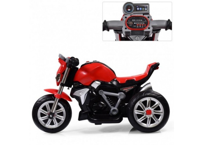 Дитячий електромотоцикл SPOKO M-3196 червоний