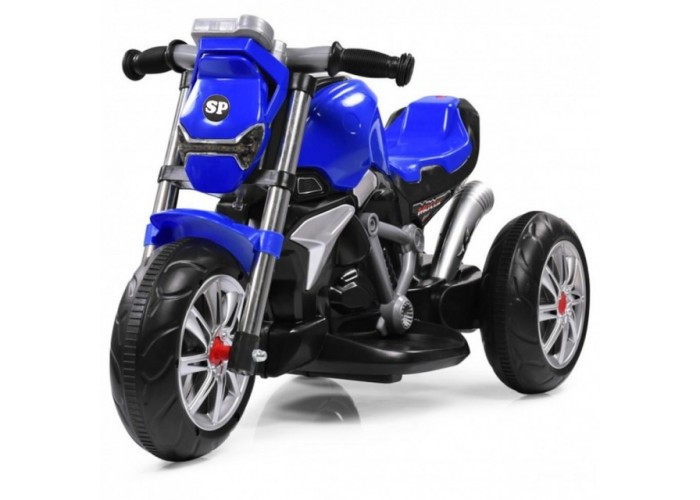 Дитячий електромотоцикл SPOKO M-3196 синій