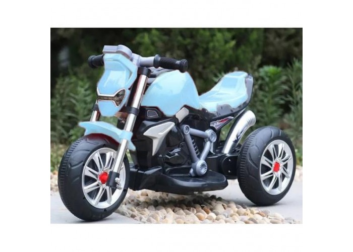 Дитячий електромотоцикл SPOKO M-3196 блакитний