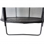Батут з сіткою та драбинкою 312 см Atleto Black + подарунок м'ячик
