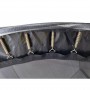 Батут з сіткою та драбинкою 312 см Atleto Black + подарунок м'ячик