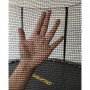 Батут з сіткою та драбинкою 312 см Atleto Black + подарунок м'ячик