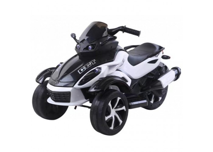 Дитячий електромотоцикл трицикл Spoko SP-610 білий