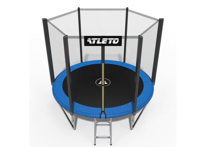 Батут Atleto 312 см з захисною сіткою (2 місця)