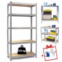 Стелаж металевий 180х90х40см Siker GoodTool G9040 5 полиць