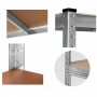 Стелаж металевий 180х90х40см Siker GoodTool G9040 5 полиць