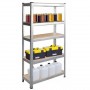 Стелаж металевий 150х70х30см Siker GoodTool G7030 5 полиць