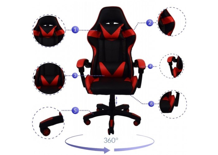Крісло геймерське Bonro B-810 червоне