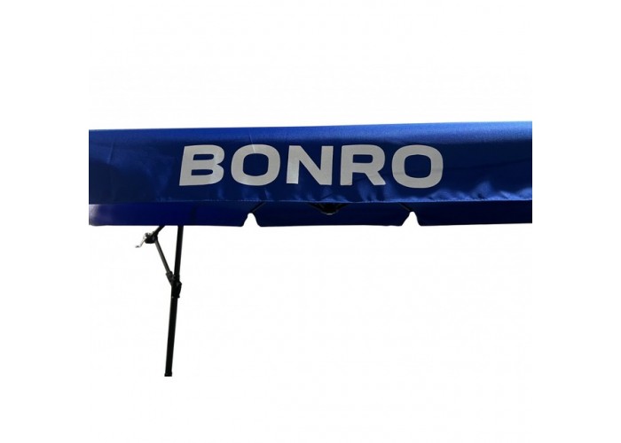 Парасоля садова з нахилом синя Bonro B-7218 3м 6 спиць