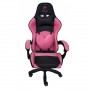 Крісло геймерське Bonro Lady 806 чорно-рожеве