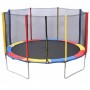 Батут Atleto Батут 374 см з сіткою, multikolor