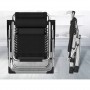 Шезлонги комплект 2шт Bonro BG-006 чорний + кишеня