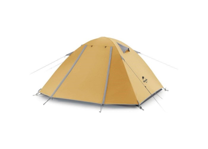 Намет тримісний Naturehike P-Series NH18Z033-P 210T/65D, жовтий