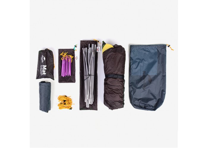 Намет двомісний зі сферичним куполом Naturehike Cloud Peak 2 NH19K240-Y, 15D, темно-синій