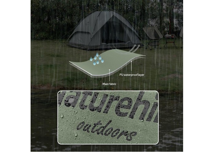 Намет чотиримісний автоматичний Naturehike NH21ZP008, оливковий