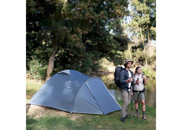 Намет чотиримісний Naturehike NH21ZP015, темно-зелений