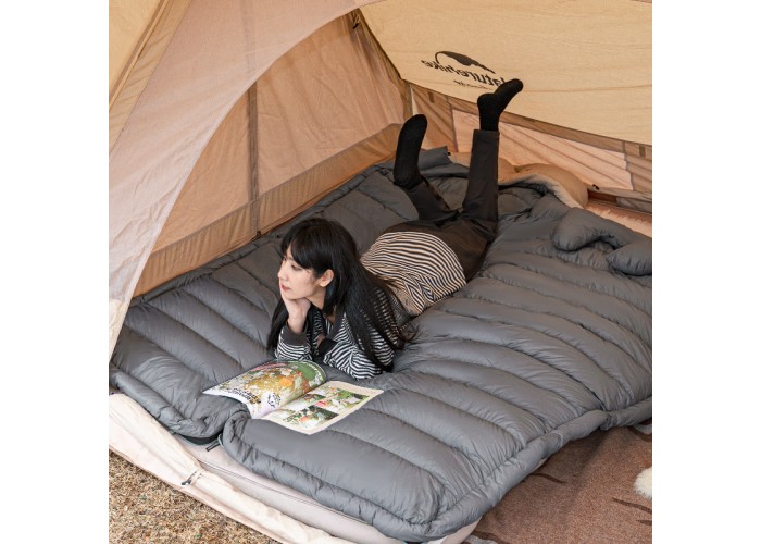 Спальний мішок з натуральним пухом CW 700 Naturehike NH22YD001, бежевий