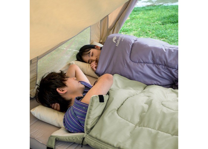 Спальник Naturehike H150 NH19S015-D, (18-25°C), p-р L, світло-зелений