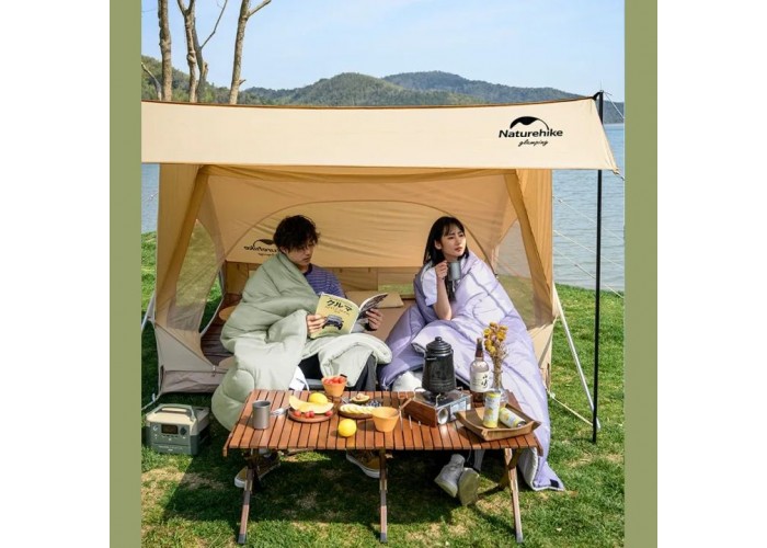 Спальник Naturehike H150 NH19S015-D, (18-25°C), p-р L, світло-зелений