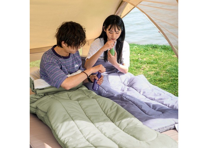 Спальник Naturehike H150 NH19S015-D, (18-25°C), p-р L, світло-зелений