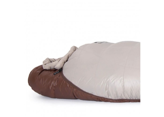 Спальник з натуральним пухом Naturehike Snowbird NH20YD001, p-р L, коричневий 720 г